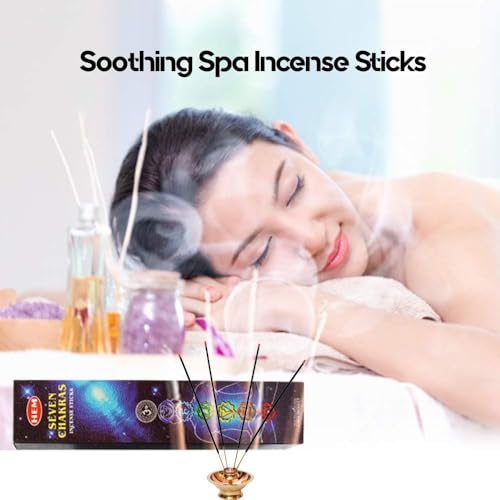 Hem Seven Chakra Pouch, 7 Packs includes 35 Incense Sticks for Meditation, Yoga, Relaxation, Healing and Positivity By Rushant - Image 5