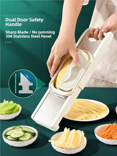 Cortador manual de papas y zanahorias para cocina miniatura 3