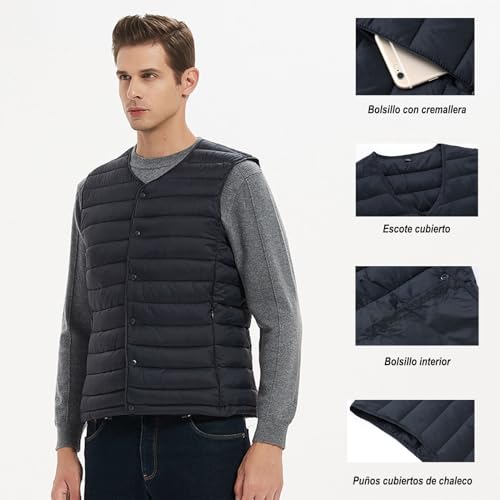 La Mejor review de Chaleco plumas caballero - cinco favoritos. 30 Imagen adicional