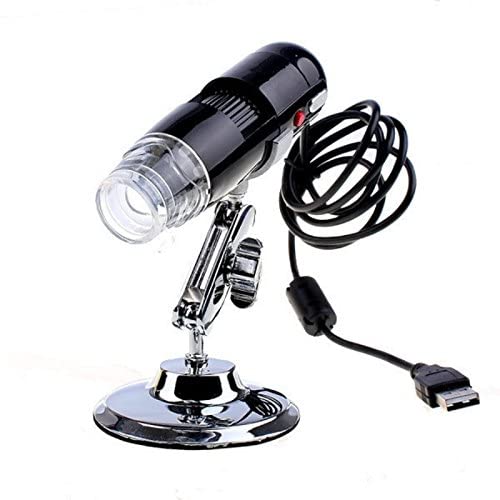 Ubersweet® Black2.0MP 200X USB Microscope Magnifier Camera High Speed DSP Compatible Windows MAC Microscopio Digital