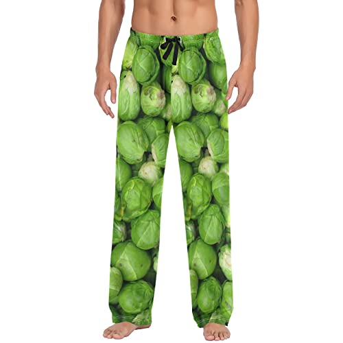 Men's Pajama Pants Fire Flame Sleep Lounge Pants Pajama Bottoms Pj Pants with Drawstring & Pockets (Small-XXLarge)