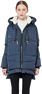 Orolay Women's Thickened Down Jacket (S, Navy)