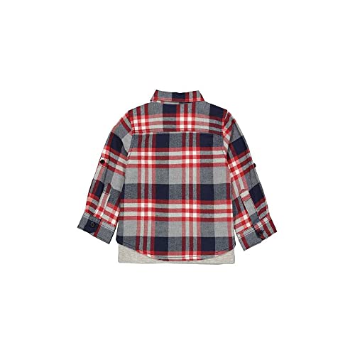 Image of Mothercare Printed Cotton Infant Boys Shirt (S21VD458-P)