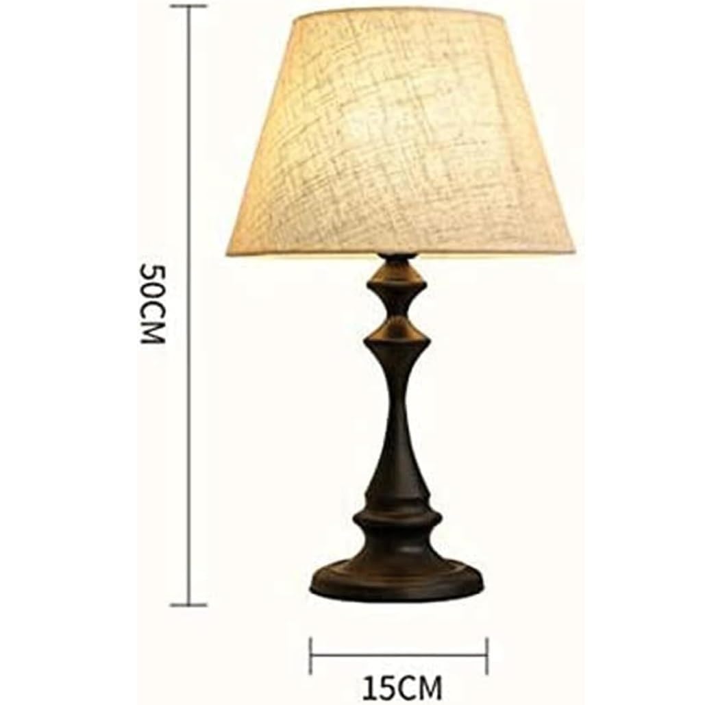 Lampa stołowa Lampy stołowe Lampka stołowa Lampka nocna Metalowa prosta lampka nocna z abażurem z tkaniny Lampa na biurko Lampka na biurko Nowoczesna lampa na stolik nocny Lampa na biurko (kolor: A