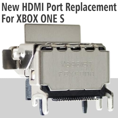 Image of 2PCS HDMI Port Replacement for Xbox One S, Only for Xbox One S Console Accessories Parts with Repair Kit