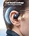 EMEET AirFlow Open Ear Headphones with Mic, Bluetooth 5.3 Wireless Headsets with Detachable Microphone, ENC Noise Cancelling, Multipoint Pairing, Ultra Comfort, Wireless Earbuds for Work, home, office