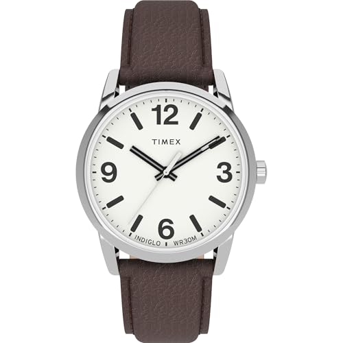 Image of TIMEX Easy Reader Classic White Round Dial Analog Men's Watch - TW2U71600UJ