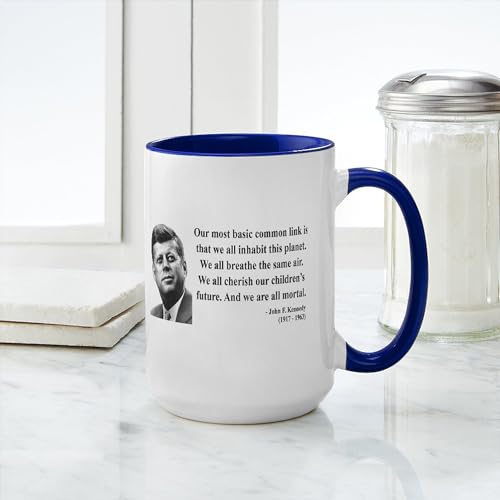 Taza de cerámica grande de 15 oz miniatura 4