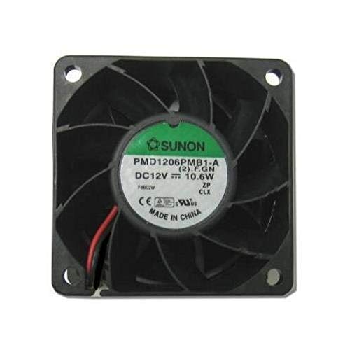SunonPMD1206PMB1-A.(2).F.GN 12VDC Fan60mmx38mm 3pin TAC Sensor Extreme Hi-speed 56.5CFM Server/Case Fan