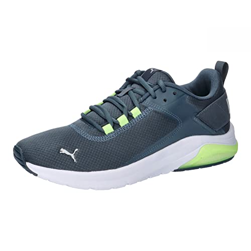 Image of PUMA Men's Low-Top Sneaker, Dark Night Cool Light Gray Fast Yellow, 4