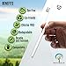 Naturalik 300/1000-Pack Extra Durable White Paper Straws Biodegradable- Premium Eco-Friendly Paper Straws Bulk- Drinking Straws for Juices, Restaurants and Party supplies, 7.7