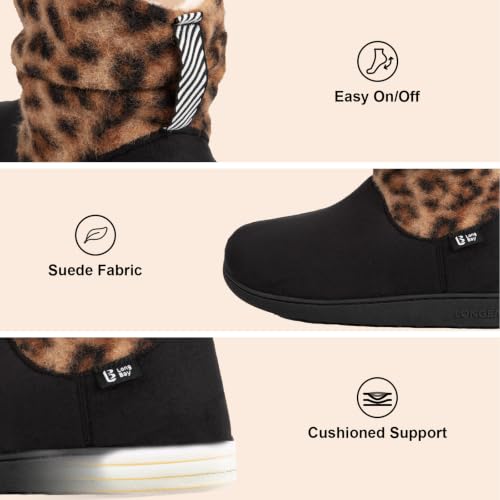 LongBay Women's Warm Winter Bootie Slippers Boots - image 5