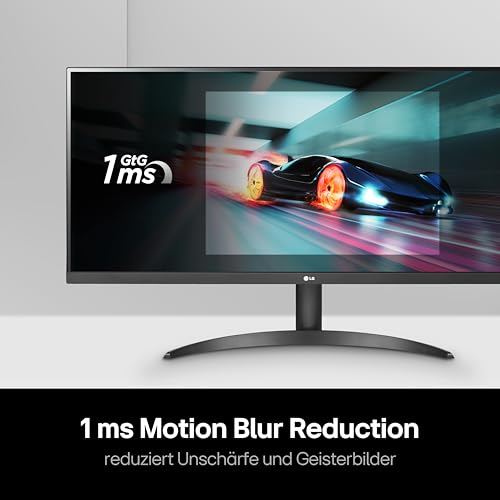 LG Electronics 34WQ500-B UltraWide™ Full HD 34" (87cm), 2560 x 1080, 21:9, AMD FreeSync™, HDR10- and VESA DisplayHDR™ 400, IPS with sRGB 99% (Typ.), Waves MaxxAudio®, 5ms GtG - Schwarz – Bild 5