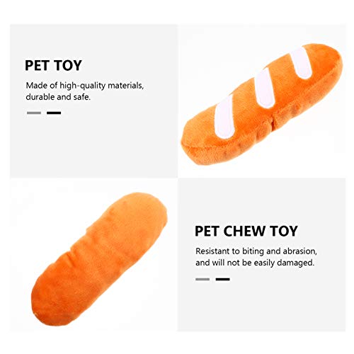 ULTECHNOVO 3 Peças de Brinquedos para Animais de Estimação Brinquedo de Mastigação de Pelúcia para C