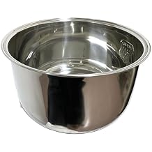 304 Stainless Steel Rice Cooker Inner Bowl,Compatible For Tiger Rice Cooker JBV-10CU Replacement Liner