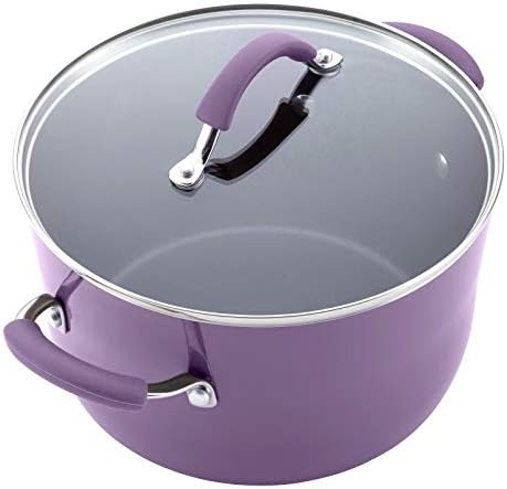 Pemberly Row 12 Piece Cookware Set in Lavender Purple