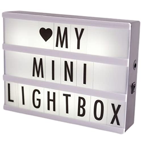 luminaria painel letreiro Light box A5 96 letras/números