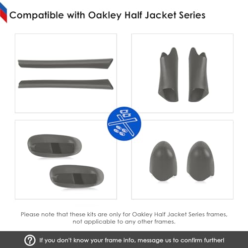 Image of BLAZERBUCK Replacement Sock Kits Earsocks & Nosepieces for Oakley Half Jacket XLJ Sunglass