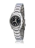 Seiko 5 #SYMK27 Women's Stainless Steel Black Dial Day Date Automatic Watch by Seiko Watches