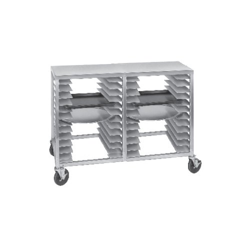 Channel PR-24 Pizza Equipment, Pizza Pan/Dough Box Rack, Pizza Pan 1/2 Size Rack – Aluminum Top, 43