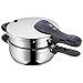 Produktbild WMF Perfect Plus Schnellkochtopf Set Induktion 2-teilig, Dampfkochtopf 4,5l + 3l, Cromargan Edelstahl poliert, 2 Kochstufen, Einhand-Kochstufenregler, stapelbar