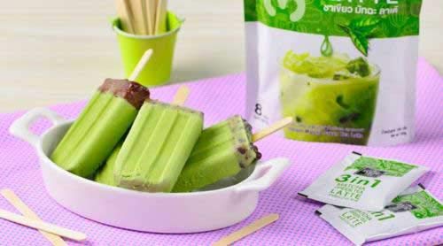 Ranong Tea Matcha Green Tea Latte Instant Drink Mix 8 Sachets #TOP6