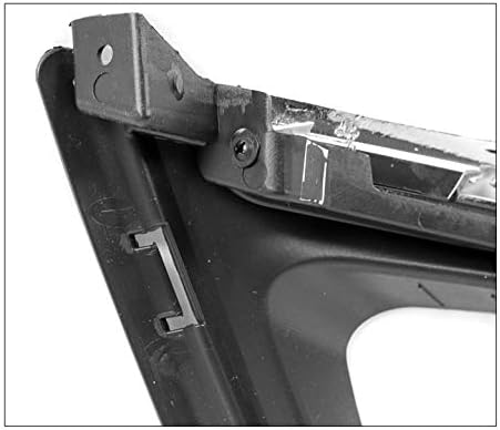 Front Bumper Driving Fog Light Lamp Bezels Covers Black/Chrome Compatible with 2014-2015 Optima