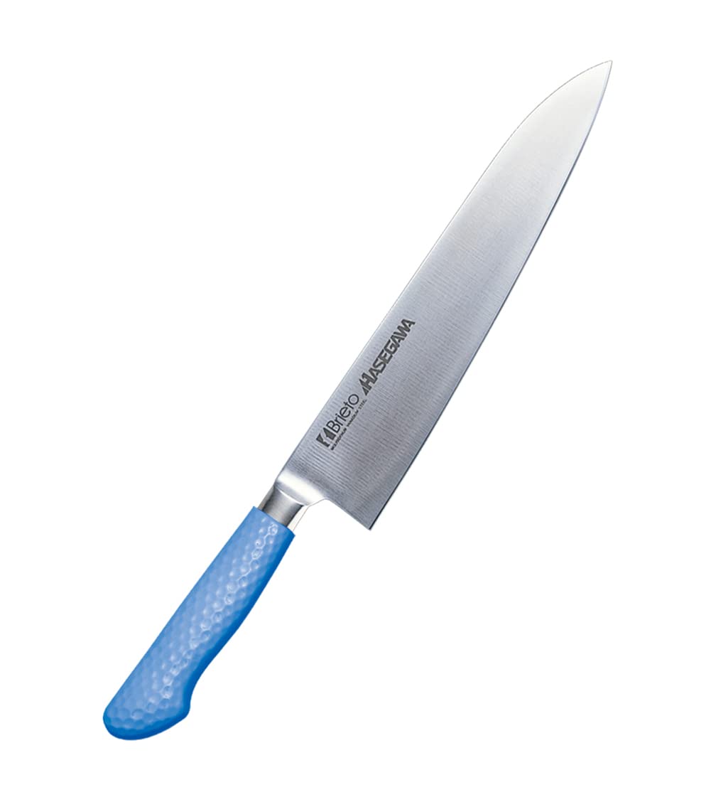 Amazon｜ハセガワ 抗菌カラー庖丁 牛刀 24cm ブルー MGK-24｜牛刀包丁