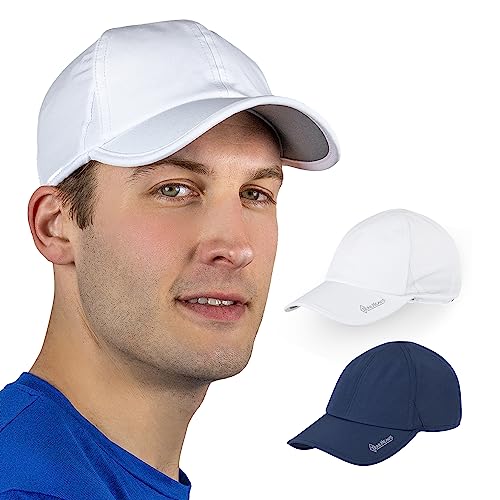 Image of TrailHeads Men's Running Hat with UV Protection | Quick Dry Sports Hats for Men | UPF 50 Hats | Summer Hats for Men