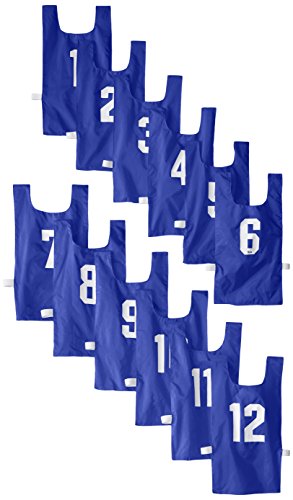 US Games Numbered Nylon Pinnies, Youth Sizes, One Dozen