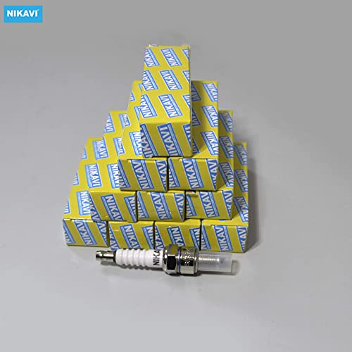 Image of NIKAVI SP01 10 Pack Spark Plug Compatible for Honda Activa, Deo /TVS Pep, Wego, Jupiter.