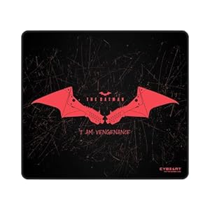 Cybeart | The Batman Gaming Mouse Pad (Large – 450x400x4mm) | Waterproof, Never Slip Base, Stitched Edges, Esports Grade
