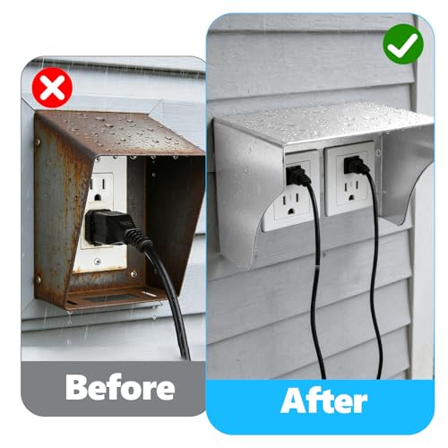 Boîtier de protection des interrupteurs en acier inoxydable durable pour extérieur - 3