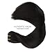 WENNALIFE Clip in Human Hair Extensions, 18 Inch 120g 7pcs Natural Black Hair Extensions Clip In Human Hair Remy Clip in Hair Extensions Real Human Hair Double Weft