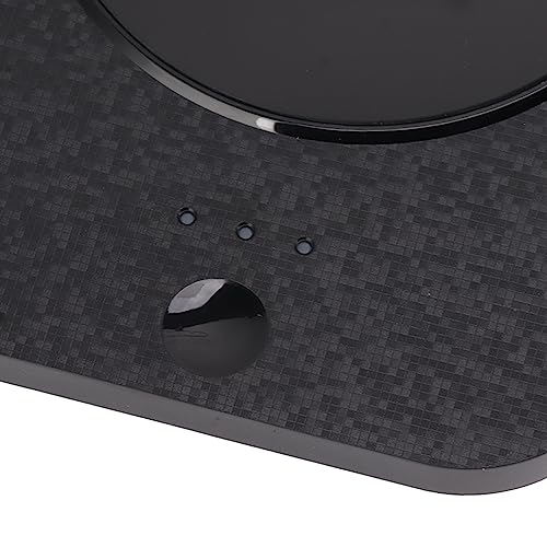 Electric Coffee Mug Warmer with Ceramic Cup, Black, USB Powered, Constant 55℃ Heating - Intelligent Temperature Control, Portable Design, Ideal for Desk Use (Black)
