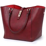 sqlp Large Work Tote Bag for Women Designer Purses and Handbags Big Bucket bags Womens Travel Shoulder Bag Fuchsia
