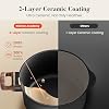 Kitchen Academy 10Pcs Ceramic Pots & Pans Set Non Toxic Induction Cookware #2