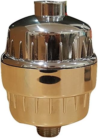 Universal High Output Chlorine Shower Water Filter - Purify Your Shower - Replaceable 3 Stage Filter - 90 Day Warranty - Teflon Tape Included