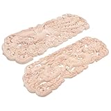 Texture superba: le applicazioni scavate incarnano intricati motivi in ​​legno e intagli decorativi europei, creando un fascino visivo fine e strutturato, applicazioni scavate, applicazioni per ristrutturazione casa