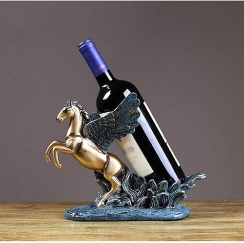 Soporte para una botella de vino creativo en resina miniatura 3