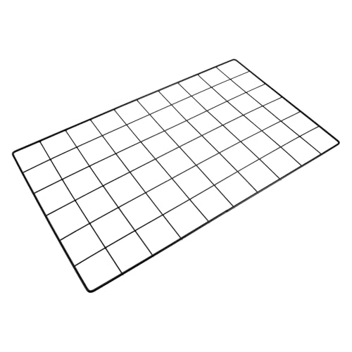 ROMISBABA 北欧風鉄製ウォールグリッドパネル 軽量で丈夫なアイアン写真ディスプレイ 壁掛け収納アクセサリー リビングルーム壁装飾に 家 店