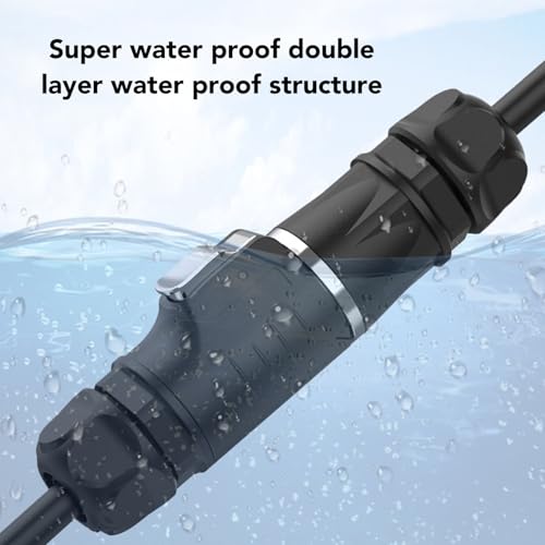 Conector Aviación Impermeable Fafeicy, 25A, IP68 miniatura 2