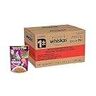 Whiskas स्वादिष्ट मिक्स, वयस्क (1+ वर्ष) असली मछली के साथ गीली बिल्ली का खाना, ग्रेवी स्वाद में समुद्री भोजन कॉकटेल वकैम समुद्री शैवाल, 24 x 70 ग्राम पाउच