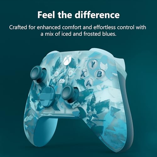 Image of Xbox Wireless Gaming Controller | Ice Breaker Special Edition | Console, PC, and Cloud Devices | Textured Grip | Wireless, Bluetooth, USB-C Connectivity