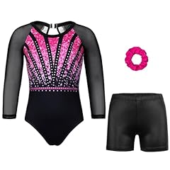 Rose-red Sequins Set