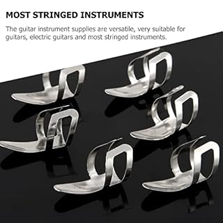 SUPVOX 6Pcs Médiators pour Guitare en Acier 6Pcs Médiators Réglables pour Guitare Banjos Et Autres Instruments - Les Beatles, Paul McCartney, John Lennon, RIngo Starr, George Harrison SUPVOX 6Pcs Médiators pour Guitare en Acier 6Pcs Médiators Réglables pour Guitare Banjos Et Autres Instruments – Image 7