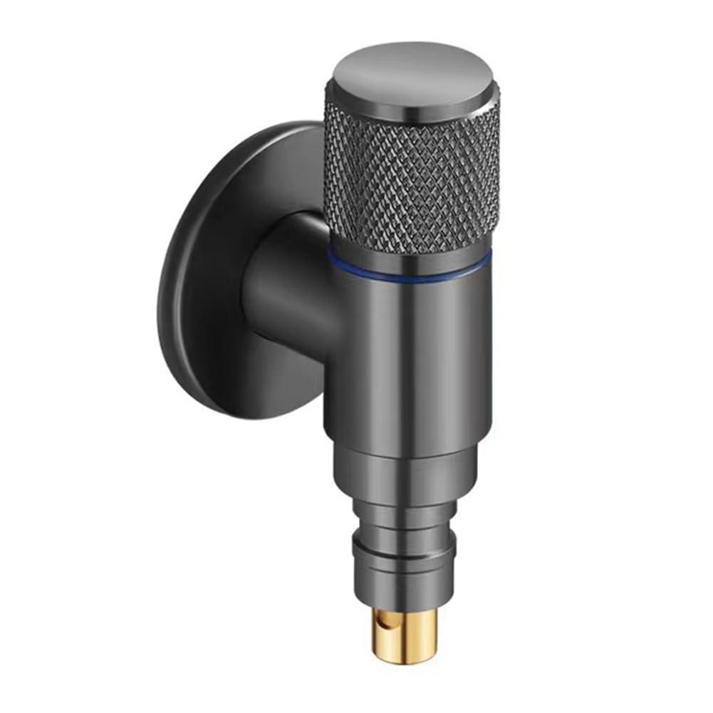 Littimoon Washing Machine Faucets Soild Brass Single Cold Wall Mounted Outdoor Garden Mop Pool Tap Industrial Grade Brass Washing Easy Install