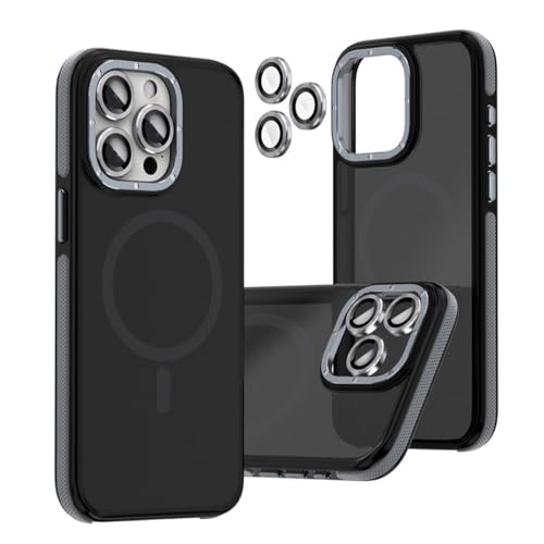 Coque iPhone 15 Pro avec boutons métalliques et cadre d'objectif luxe