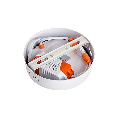 Painel De Sobrepor Home Led Redondo 6W Llum Bronzearte Home Led Bivolt Branco