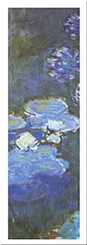Waterlilines & Agapanthus, 1914-17 (Detail) by Claude Monet 39.5 X 14 Art Print Poster